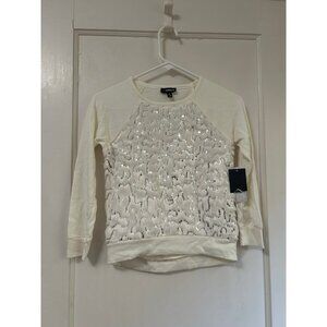NWT!! Girl’s Jordache white faux fur top .